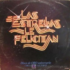Discos de vinilo: DOBLE LP VINILO LAS ESTELLAS LE FELICITAN. MIGUEL BOSE, ROCIO JURADO, JULIO IGLESIAS, ETC...