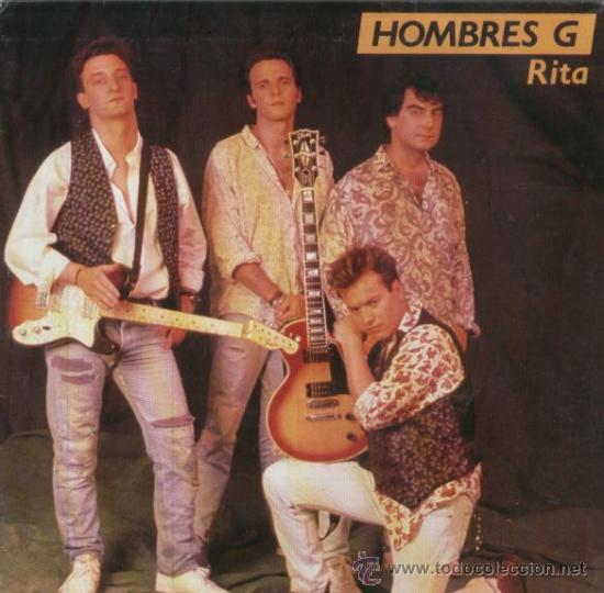 Discos de vinilo: HOMBRES G - RITA - SINGLE RARO DE VINILO DE 1990 C-32