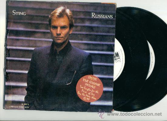 Discos de vinilo: STING. Russians          (Vinilo doble-single-1986) - Foto 1