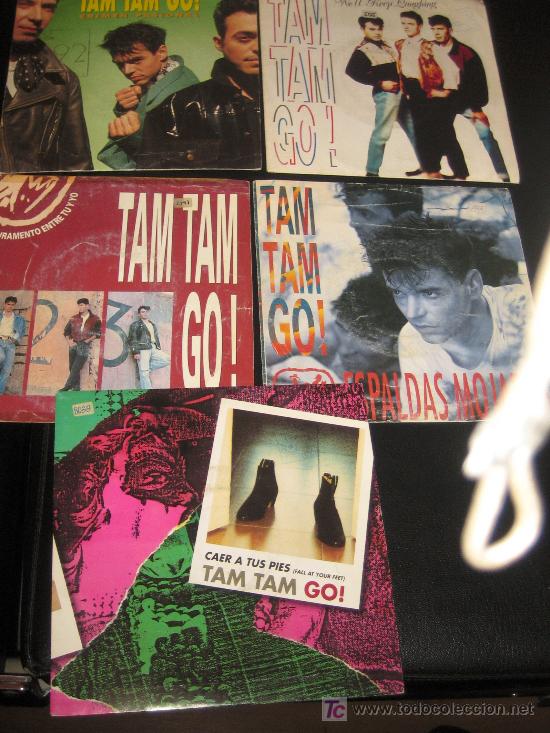 Discos de vinilo: LOTE DE 5 SINGLES -  TAM TAM GO ! - Foto 1