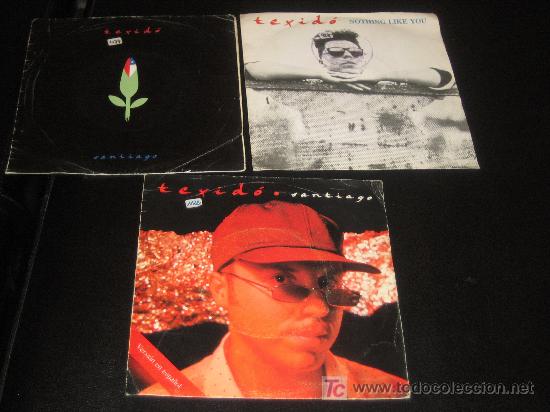 Discos de vinilo: TEXIDO - LOTE DE TRES SINGLES - Foto 1