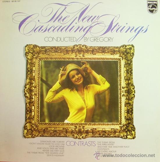 Discos de vinilo: THE NEW CASCADING STRINGS-CONTRASTS LP 1972 SPAIN - Foto 1