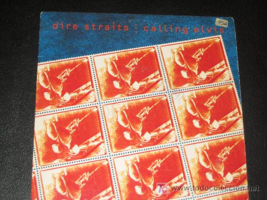 Discos de vinilo: DIRE STRAITS : CALLING ELVIS - Foto 1