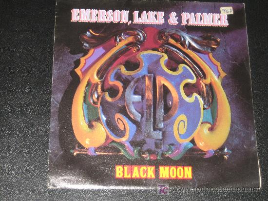 Discos de vinilo: EMERSON, LAKE & PALMER - BLACK MOON - GERMANY - Foto 1