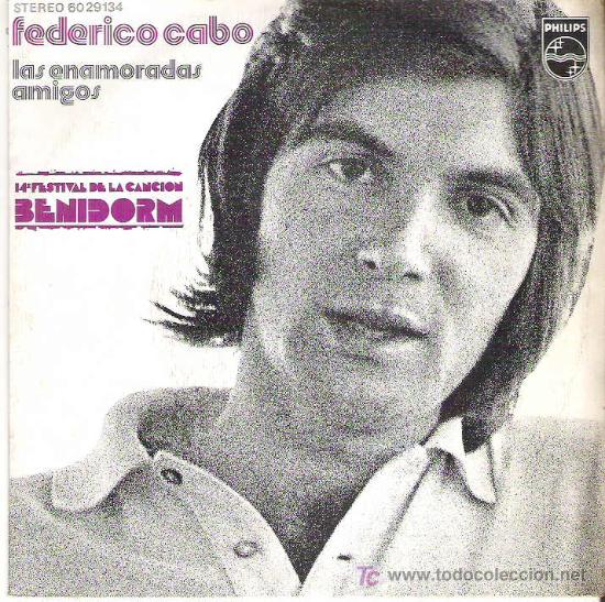 Discos de vinilo: FEDERICO CABO - LAS ENAMORADAS *** PHILIPS 1974 - Foto 1