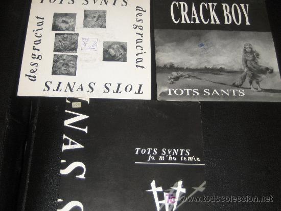 Discos de vinilo: TOTS SANTS - LOTE DE TRES SINGLES - Foto 1