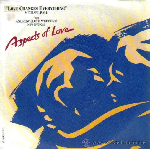 Discos de vinilo: BSO ASPECTS OF LOVE SINGLE 1989 (U.E.) - Foto 1