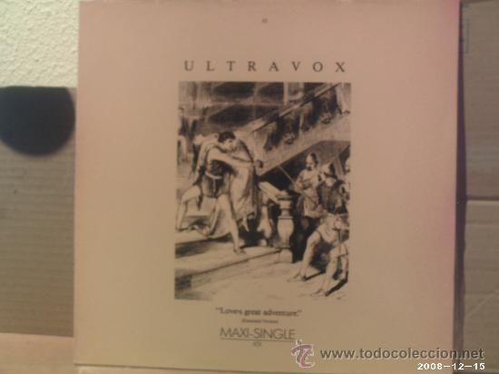 Discos de vinilo: ULTRAVOX ---- LOVE&acute;S GREAT ADVENTURE - MAXI - Foto 1