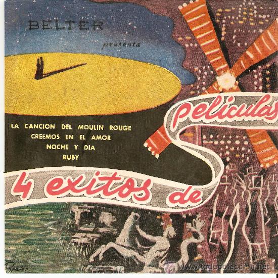 Discos de vinilo: 4 EXITOS DE PELICULAS -  COMO NUEVO - Foto 1