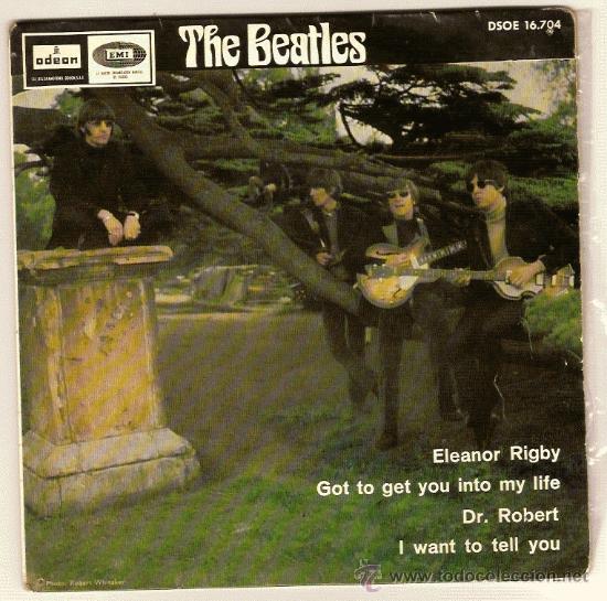 Vinyl-Schallplatten: EP DSOE 16704 THE BEATLES ELEANOR RIGBY - GOT TO GET YOU INTO MY LIFE - DR.ROBERT - EMI ODEON