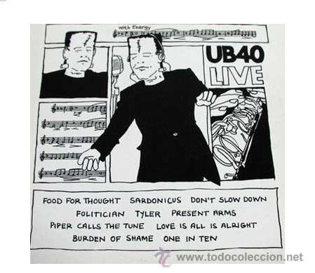 Discos de vinilo: UB 40 LP LIVE 1983  DEL INTERNATIONAL - Foto 1