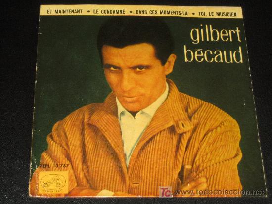 Discos de vinilo: GILBERT BECAUD - ET MAINTENANT - Foto 1