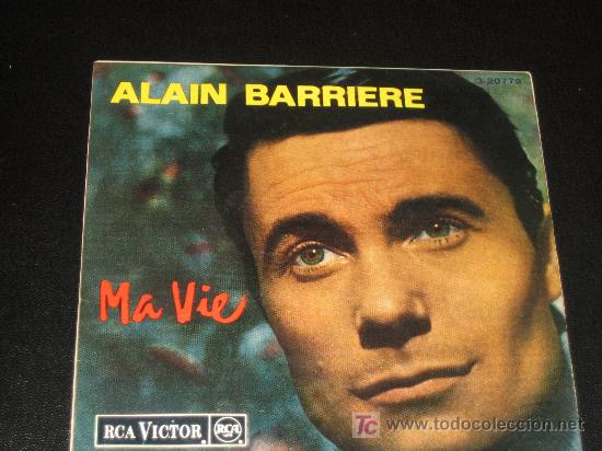 Discos de vinilo: ALAIN BARRIERE - MA VIE - Foto 1