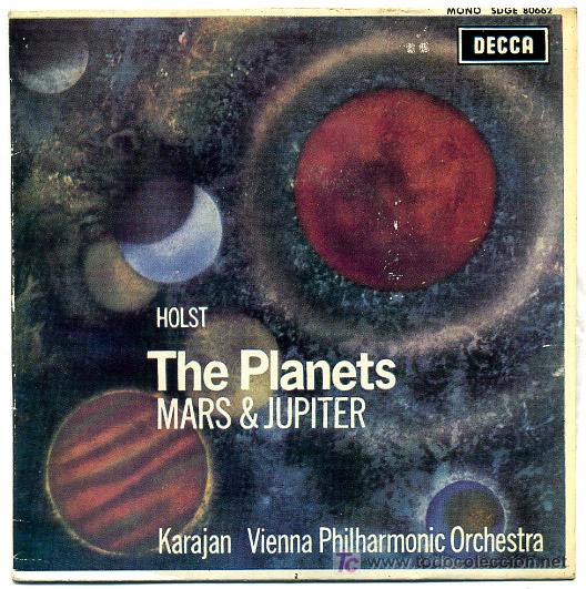 Discos de vinilo: HOLST , THE PLANETS - MARTE - J&Uacute;PITER  .  SINGLE  1964 S72 - Foto 1
