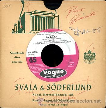 Discos de vinilo: MASSIEL. EUROVISION 1968. DISCO ALEMAN - Foto 1