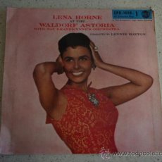 Discos de vinilo: LENA HORNE (TODAY I LOVE EVERYBODY - LET ME LOVE YOU - DAY IN DAY OUT - COME RUNNIN') USA EP45 RCA. Lote 11390483
