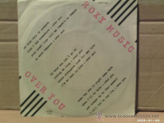 Discos de vinilo: ROXY MUSIC ---- OVER YOU - Foto 1