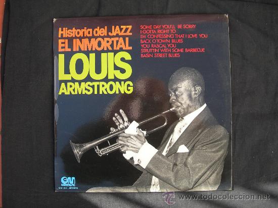 Discos de vinilo: LP LOUIS ARMSTRONG / EL INMORTAL - Foto 1