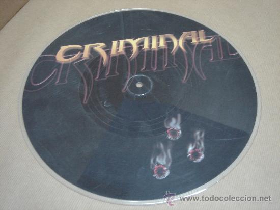 Discos de vinilo: DISCO LP PICTURE CRIMINAL VINILO - Foto 1