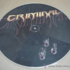 Discos de vinilo: DISCO LP PICTURE CRIMINAL VINILO