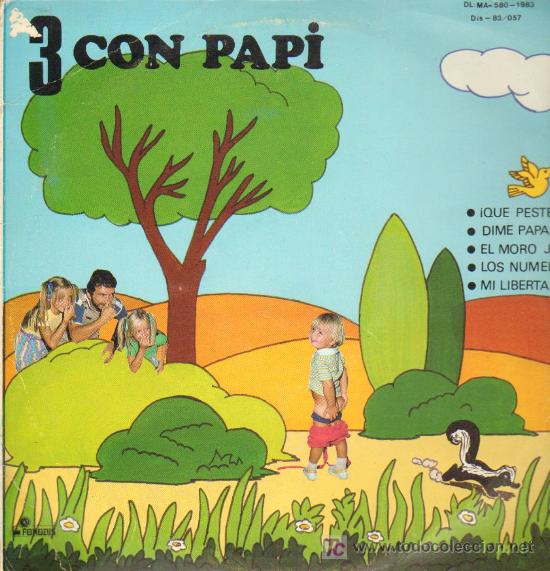 Discos de vinilo: 3 con Papi - 3 con Papi - Lp 1983 (10 temas) - Foto 1