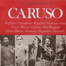 Disques de vinyle: ENRICO CARUSO LP SELLO RCA VICTROLA AÑO 1969 . Lote 11512011