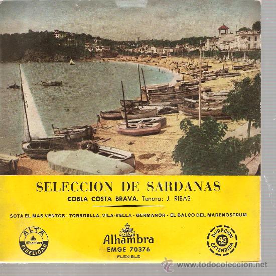 Discos de vinilo: EP SARDANES - SARDANAS - COBLA COSTA BRAVA - Foto 1