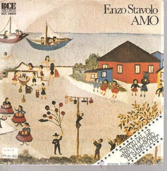 Discos de vinilo: Single ENZO STAVOLO - AMO - Foto 1