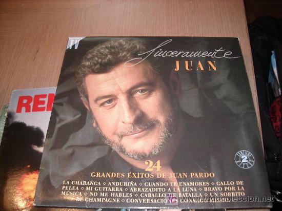 Discos de vinilo: juan pardo	sinceramente juan 24 grandes exitos - Foto 1