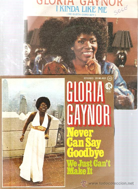 Discos de vinilo: 2 singles: GLORIA GAYNOR - Foto 1