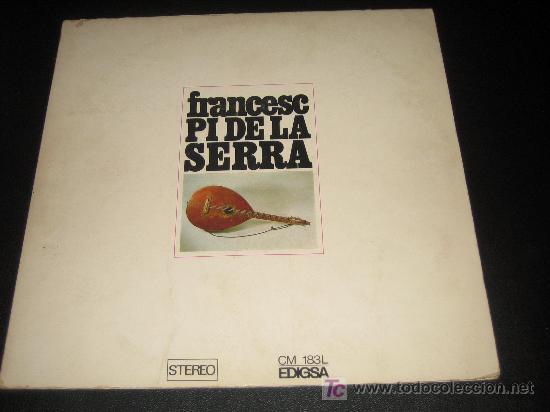 Discos de vinilo: FRANCESC PI DE LA SERRA - 1&ordm;DISCO CON RICARD MIRALLES - Foto 1