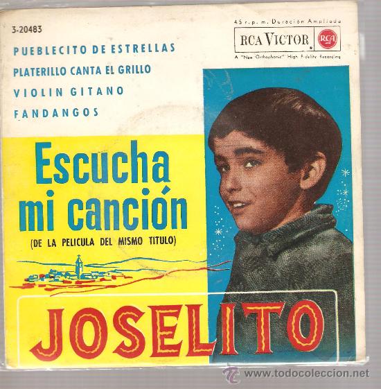 Discos de vinilo: EP JOSELITO - PUEBLECITO DE ESTRELLAS + 3 - Foto 1