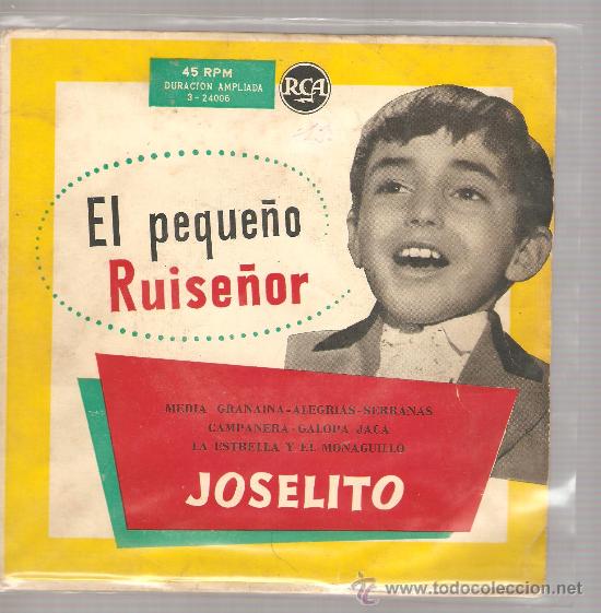 Discos de vinilo: EP JOSELITO - MEDIA GRANAINA + 3 - Foto 1