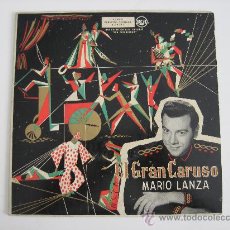 Discos de vinilo: MARIO LANZA , EL GRAN CARUSO, 1950 , RCA, RIGOLETTO, LA DONNA E MOBILE,. Lote 23895471