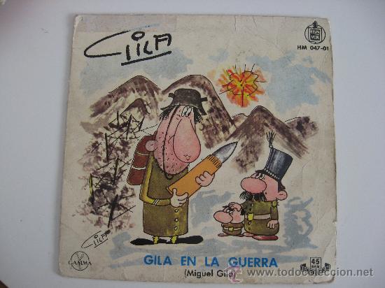 Discos de vinilo: GILA , 1950 , HISPAVOX, GILA EN LA GUERRA, - Foto 1