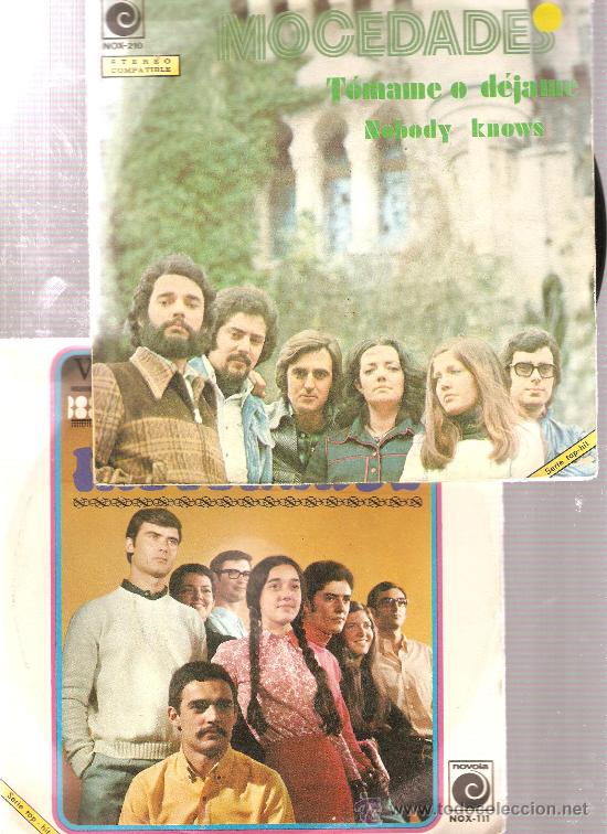 Discos de vinilo: 4 SINGLES DE MOCEDADES, UNO DE ELLOS CANTANDO CON DONOVAN - Foto 2
