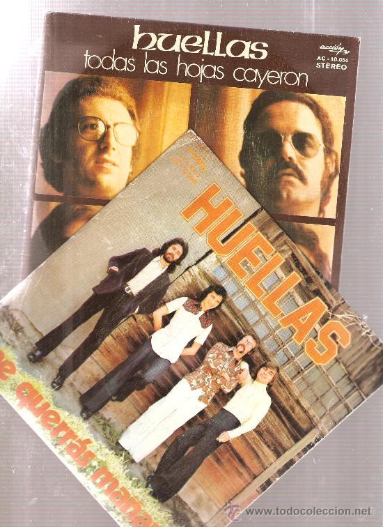 Discos de vinilo: 2 SINGLES DEL GRUPO HUELLAS - Foto 1