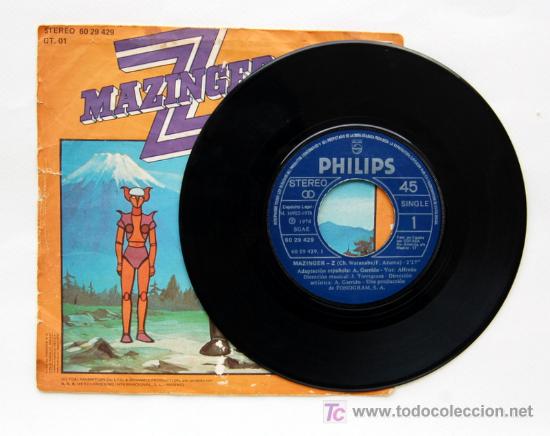 Discos de vinilo: Single de Mazinger Z - Afrodita A en espa&ntilde;ol. 1978 - Foto 3
