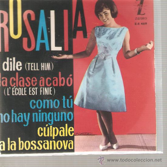 Discos de vinilo: EP  ROSALIA - DILE + 3 - Foto 1