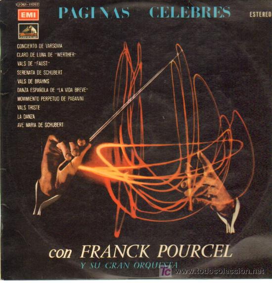 Discos de vinilo: Franck Pourcel - Paginas C&eacute;lebres - Lp 1962 - Foto 1