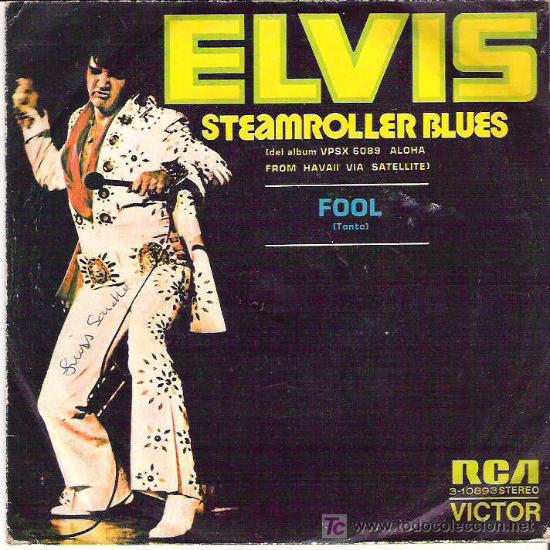 Discos de vinilo: ELVIS - STEAMROLLER / FOOL ** RCA VICTOR 1973 - Foto 1