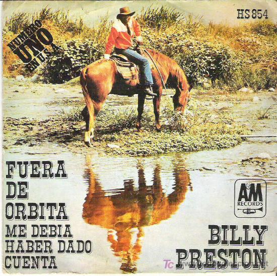 Discos de vinilo: BILLY PRESTON - OUT A SPACE *** HISPAVOX 1972 TEMAZO - Foto 1