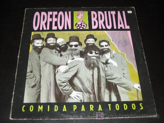 Discos de vinilo: ORFEON BRUTAL - COMIDA PARA TODOS - Foto 1