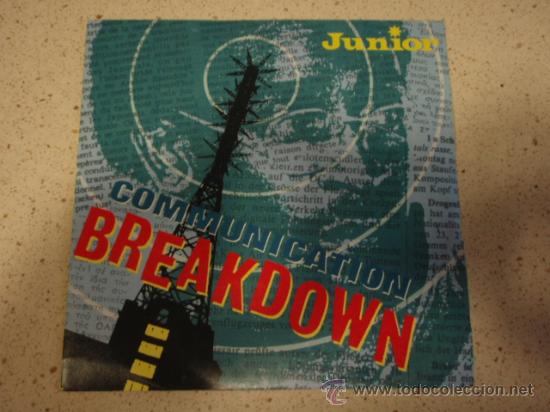 Discos de vinilo: JUNIOR ( COMMUNICATION BREAKDOWN - FAME ) ENGLAND-1981 SINGLE45 MERCURY - Foto 1