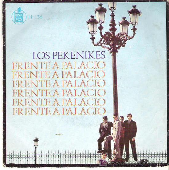 Discos de vinilo: PEKENIKES - FRENTE A PALACIO ** 1966 HISPAVOX - Foto 1