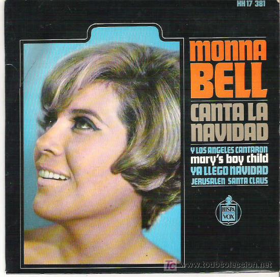 Discos de vinilo: MONA BELL - CANTA LA NAVIDAD *** EP 1966 HISPAVOX - Foto 1