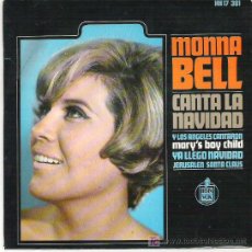 Discos de vinilo: MONA BELL - CANTA LA NAVIDAD *** EP 1966 HISPAVOX. Lote 13904008