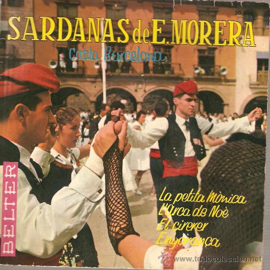 Discos de vinilo: EP SARDANES - COBLA BARCELONA - E. MORERA - Foto 1