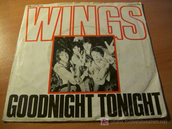 Discos de vinilo: WINGS ( GOODNIGHT TONIGHT ) SINGLE GERMANY (EPI04) - Foto 1