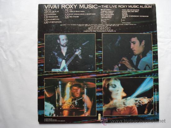 Discos de vinilo: ROXY MUSIC - VIVA! ROXY MUSIC - Foto 3